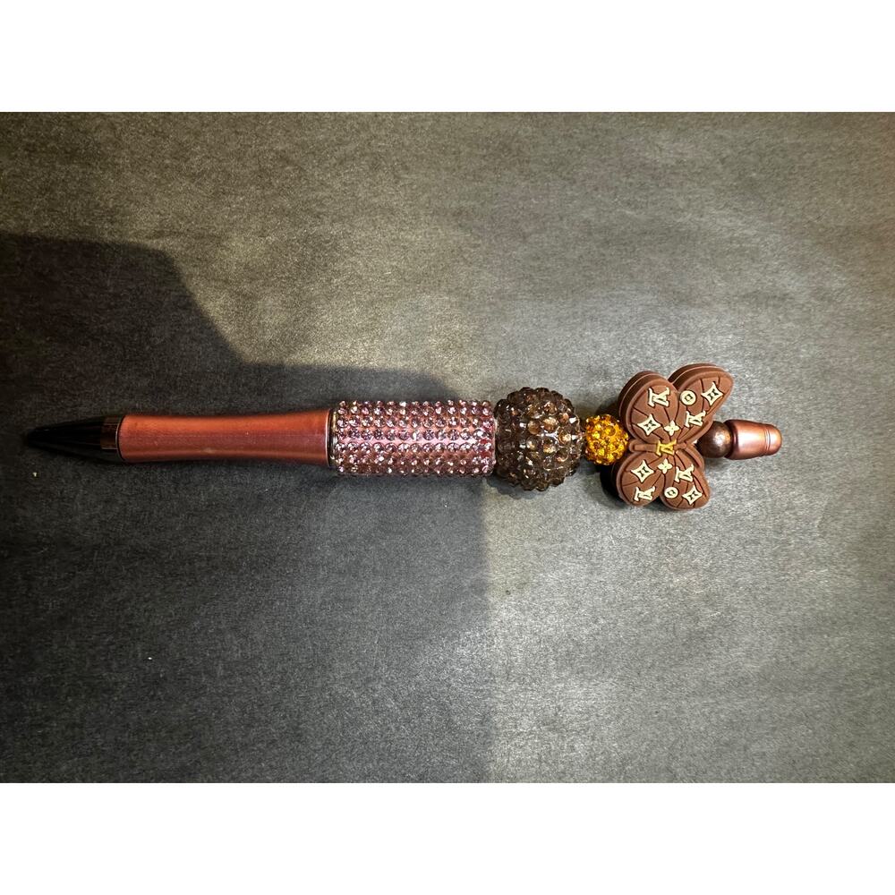 Custom Handmade Rhinestone Character & Novelty Pens - Picture 4 of 9